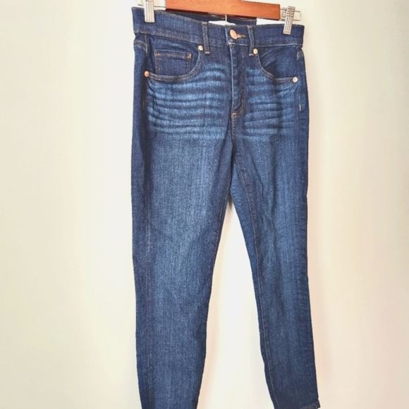 NWT Loft Skinny Crop High Rise Jeans Size 26 - Picture 4 of 7